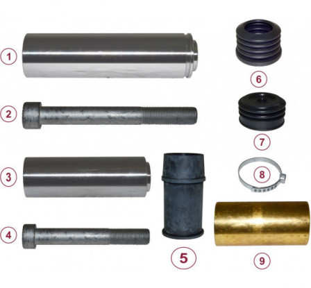 KIT DE REPARATION POUR ETRIER DE FREIN KNORR-BREMSE SB7