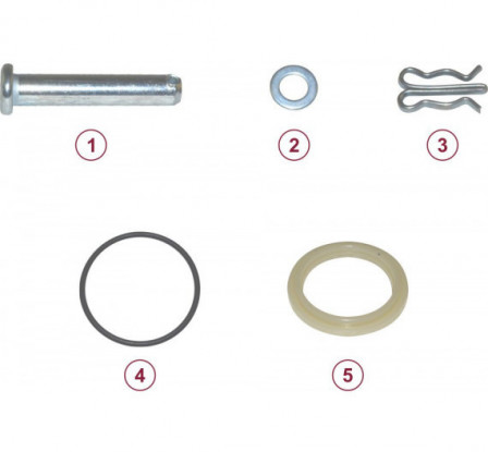 KIT ACCESSOIRES PLAQUETTES POUR ETRIER DE FREIN KNORR-BREMSE SB7