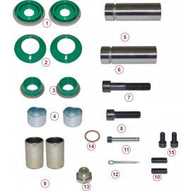 KIT DE REPARATION POUR ETRIER DE FREIN MERITOR DX.195.51 / DX.195.52