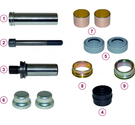 KIT DE REPARATION POUR ETRIER DE FREIN MERITOR ELSA 1